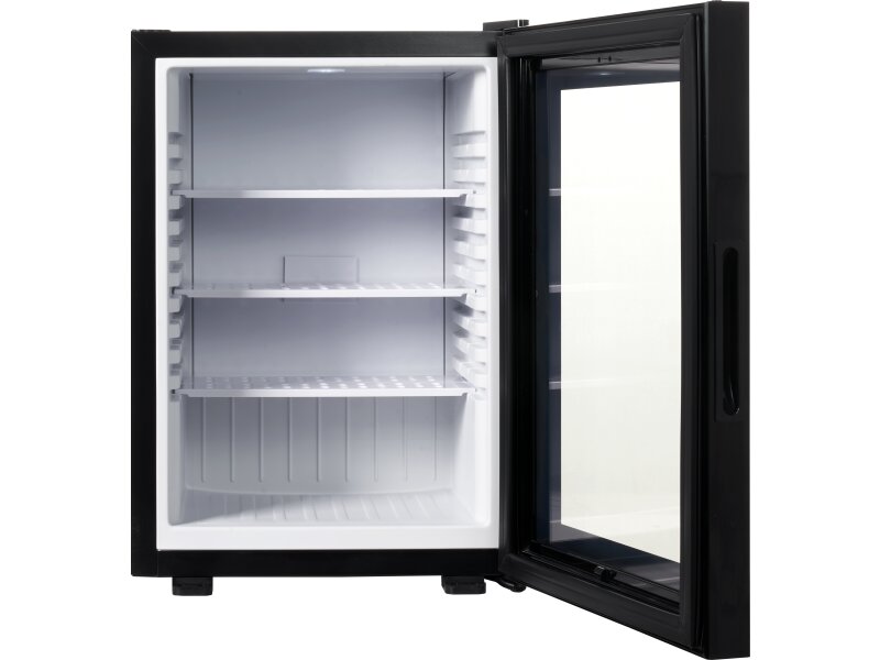 Corby Eton 40 literes minibár üvegajtóval, fekete