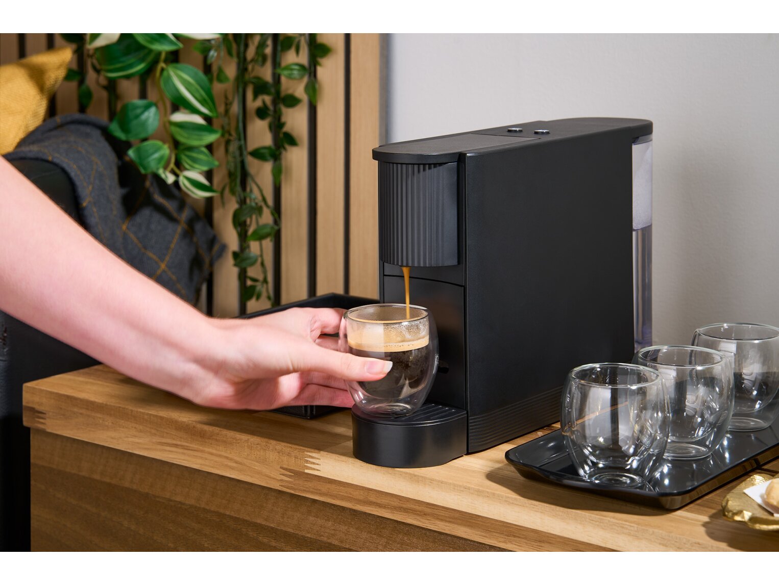 Corby Camden eszpresszógép (fekete, Nespresso-kompatibilis)
