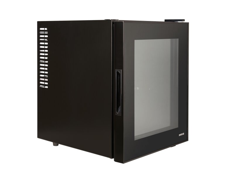 Corby Eton 35 L skleněný minibar, černý (EU zástrčka)