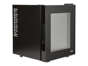 Minibar Corby Eton 20L se skleněnými dvířky, černý s černým interiérem