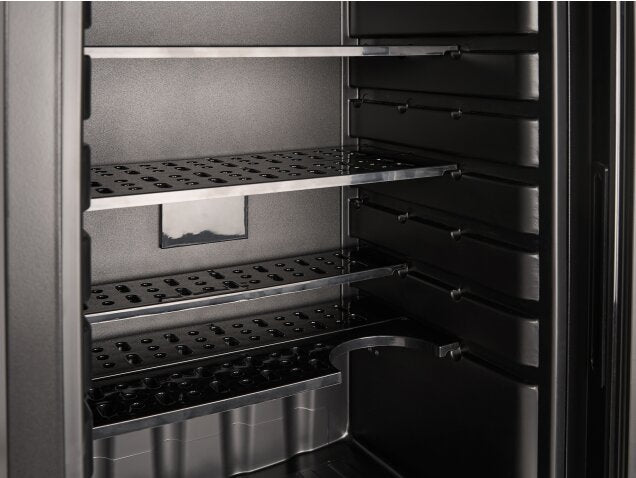 Corby Eton 40 literes minibár üvegajtóval, fekete (piros belső tér)