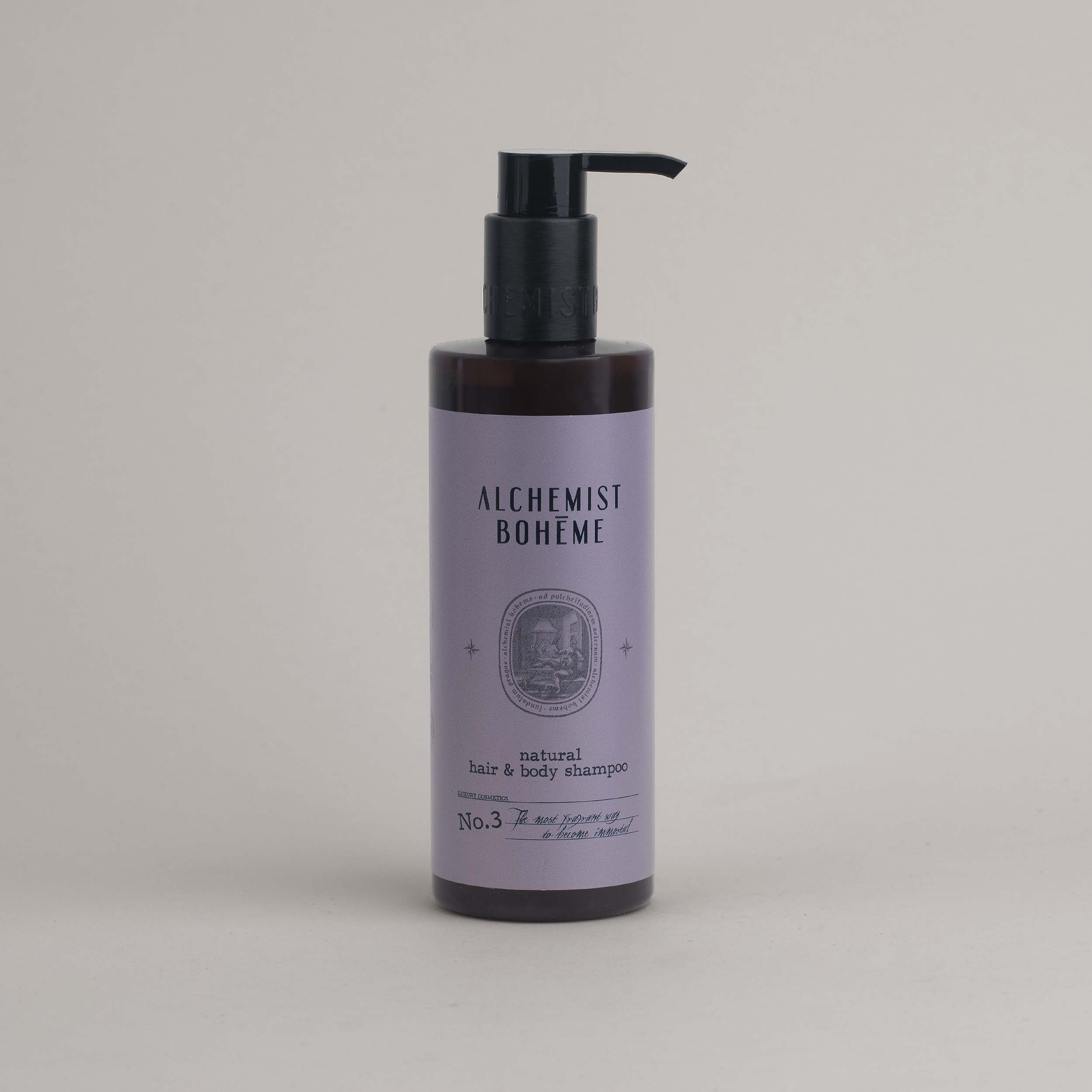 Přírodní tělový a vlasový šampon Alchemist Bohéme Parfém No. 3