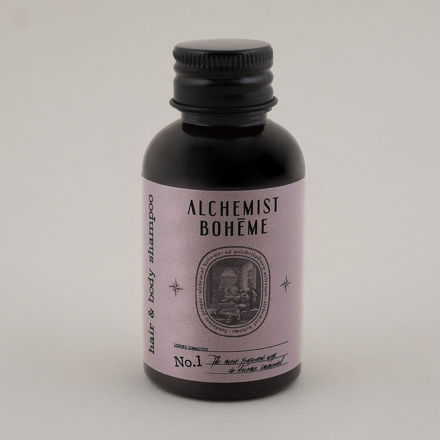 Přírodní vlasový a tělový šampon Alchemist Bohéme Parfém No. 1 - 40 ml