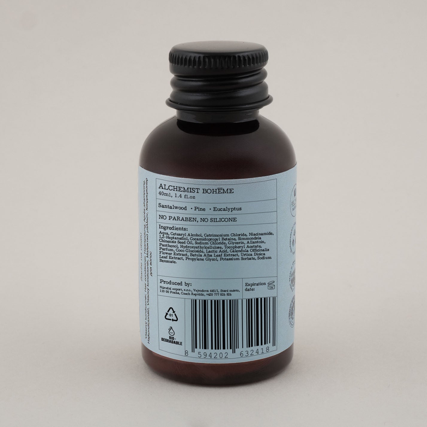 Alchemist Bohéme Parfém No. 1 természetes hajkondicionáló – 40 ml