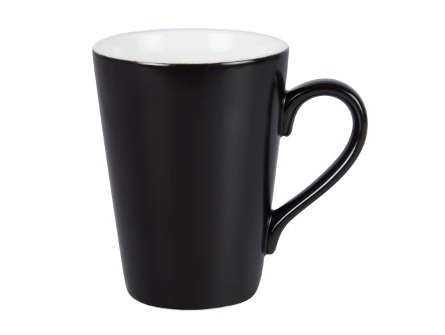 Hrnek Corby Fenton, porcelán 300 ml (černobílý)