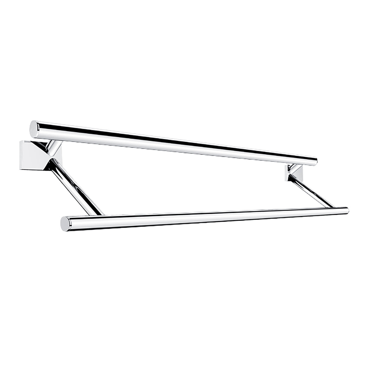 Kéztörlőtartó, kettős, 61 cm