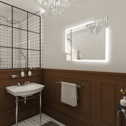 LED-es tükör 600x800