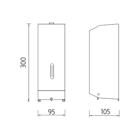 1250 ml-es habszappan-tartály