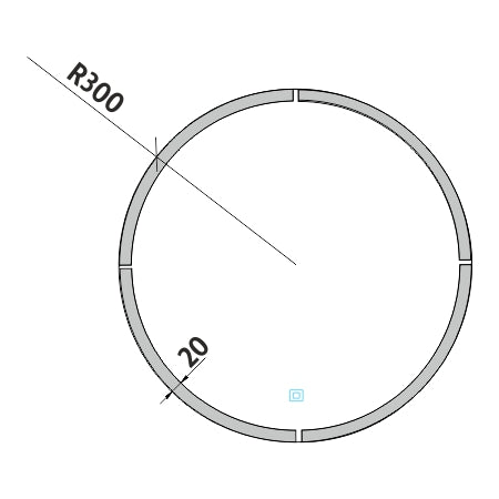 600x600-as LED-es tükör érintőérzékelővel