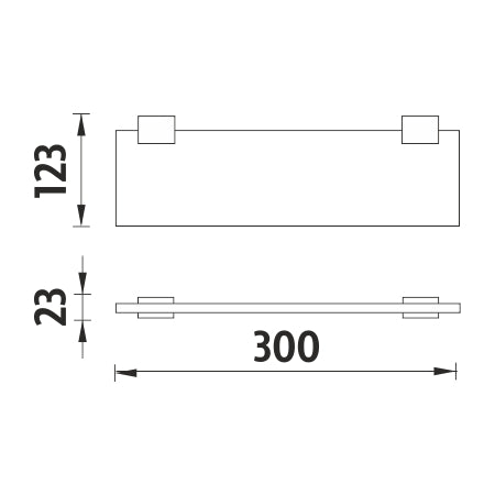IXI polc, 30 cm